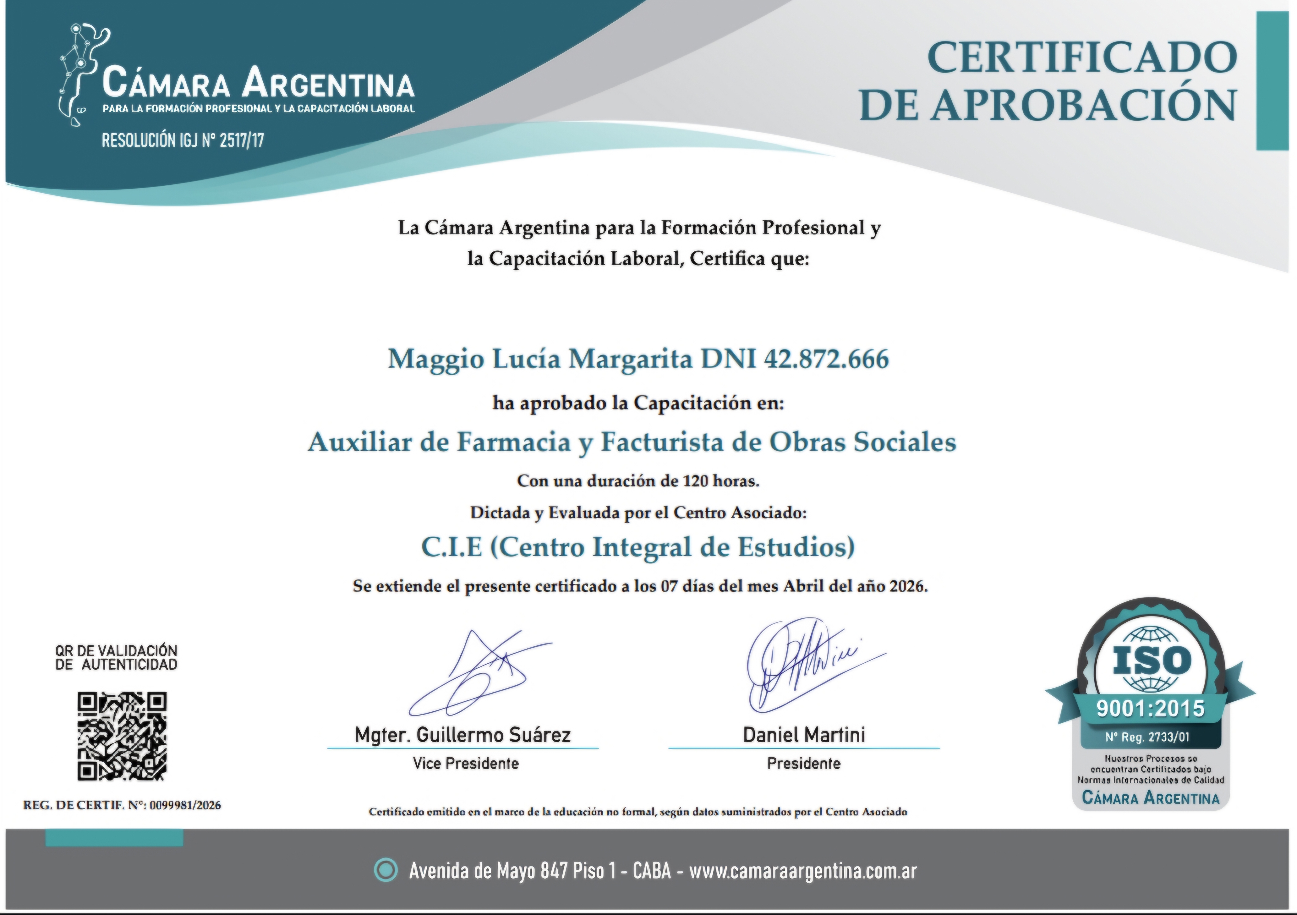 Imagen de oficio